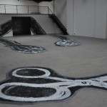 Nicola Console – Dieci Cadute - veduta della mostra presso il Magazzino 1B, Prato 2012