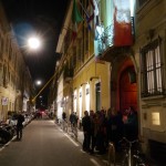 Laser in via Sant'Andrea