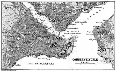 Map of Constantinople 1906 Istanbul La biennale dell’imperfezione. A Istanbul è tempo di design