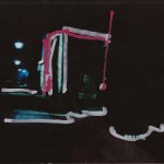 Mario Schifano - Senza titolo, fotografia ritoccata ad olio, 1985-1995, courtesy Galleria Mazzoli 2