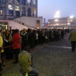 Milano, in coda per Costantino