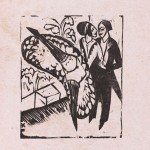 Una delle xilografie del catalogo Brücke