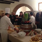 Un momento dell'inaugurazione al Castello di Ama, photo Valentina Grandini