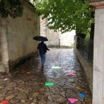 Pascale Marthine Tayou, Le Chemin du Bonheur, Castello di Ama, 2012, photo Valentina Grandini
