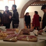 Un momento dell'inaugurazione al Castello di Ama, photo Valentina Grandini