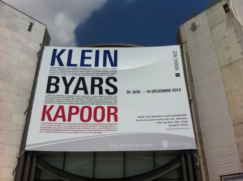 IMG 4159 Klein, Byars, Kapoor. Celebrità al Mamac di Nizza