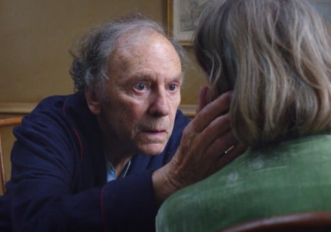 Jean Louis Trintignant and Emmanuelle Riva AMour first look La crudeltà secondo Michael Haneke