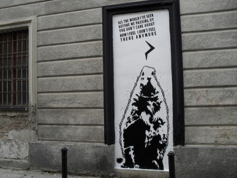 Unopera di Opiemme Museo d’Arte Urbana senza Street Art? No, non esiste. A Torino ora c’è anche quella al Mau del Borgo Campidoglio. Che da dicembre vedrà il suo rifugio antiaereo decorato dai murales di Xel