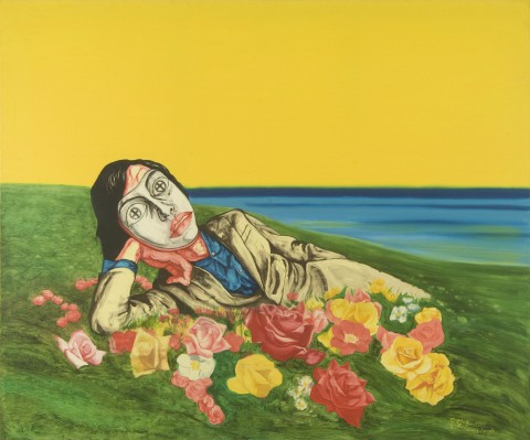 Zeng Fanzhi - Reclining Figure - 1998 ZFZ RecliningFigure Print 1998 1 La Cina rallenta, la Cina matura