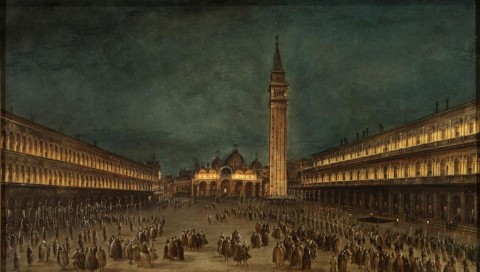 Francesco Guardi Processione notturna Ashmolean Museum Oxford Feste al museo. Cosa offre l'Italia
