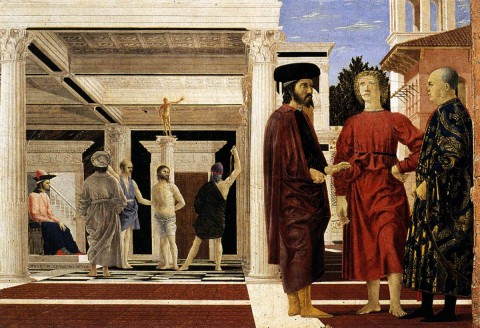 La Flagellazione di Piero della Francesca Si riapre il thriller della Flagellazione di Piero della Francesca. Ecco il book-trailer del libro che vuole scardinare secoli di identificazioni: frugando tra i segreti di casa Montefeltro