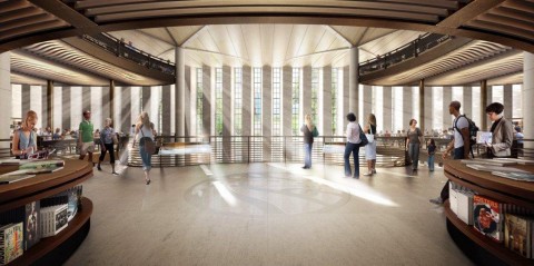 La New York Public Library secondo Norman Foster 3 Con quel fare un po’ neoclassico che piace tanto ai newyorchesi… Polemiche nella Grande Mela per il restyling della Public Library ripensata da sir Norman Foster