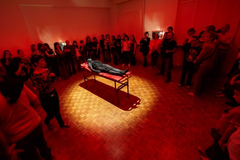 Mona Lisa Tina Human performance CRAC Cremona 2009 Rompere il torpore della provincia? Con un CRAC