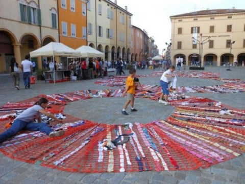 Oper azione Terzo Paradiso Rebirth Day: Pistoletto sfida i Maya