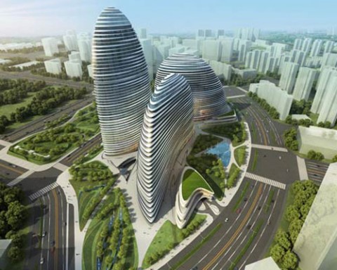 Loriginale il Wangjing Galaxy Soho di Zaha Hadid Così ti clono l’ultimo complesso di Zaha Hadid. Non solo utensili, scarpe o cioccolatini: adesso in Cina si mettono a copiare le architetture