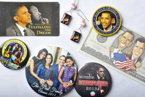 Memorabilia da museo foto Washington Post Un museo per Obama. Curatori del National Museum of African American History and Culture di Washington sguinzagliati fra il pubblico del recente Inaugural speech: per arricchirsi di memorabilia presidenziali…