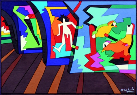 Ugo Nespolo Insonnia Courtesy Museo MACA Acri 2013 Arte Povera? No, è Pop. Tesi calabresi