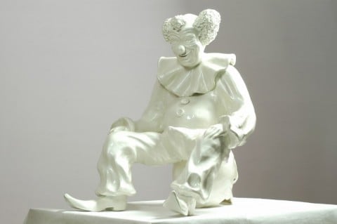 Vincenzo Rusciano, White Clown, 2008, courtesy Galleria Annarumma, Napoli. 