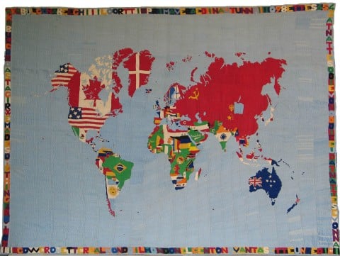 Alighiero Boetti, Mappa, 1971-73, MAXXI - Museo nazionale delle arti del XXI secolo, Roma, Foto Roberto Galasso, Courtesy Fondazione MAXXI