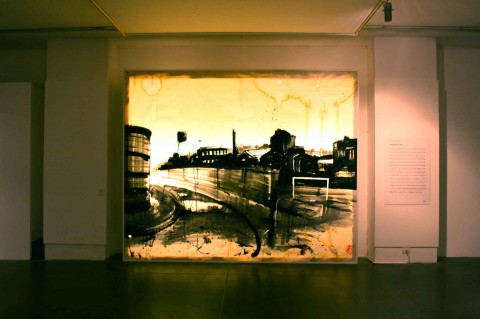 Omar Galliani / Alessandro Busci – Un passaggio di generazione (centro di gravità permanente) - veduta della mostra presso il MAGA, Gallarate 2013