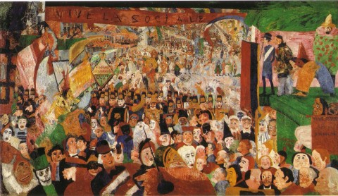 James Ensor - L'entrata di Cristo a Bruxelles (1888-89)