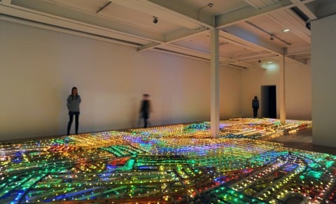 Massimo Bartolini - La strada di sotto (The Street Below), 2011, Installation view, The Fruitmarket Gallery, Edinburgh (Courtesy the artist and Massimo de Carlo Gallery, Milan, London, foto Alan Dimmick)