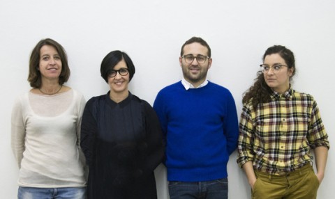 Il team di Peep-Hole: Daneri, Roccasalva, de Bellis, Scarpini