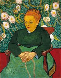 Vincent van Gogh - Madame Roulin (La Berceuse) - 1889 - Boston, Museum of Fine Arts, lascito di John T. Spaulding