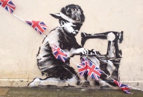 Il murale di Banksy al centro delle polemiche dopo lo "scippo" londinese