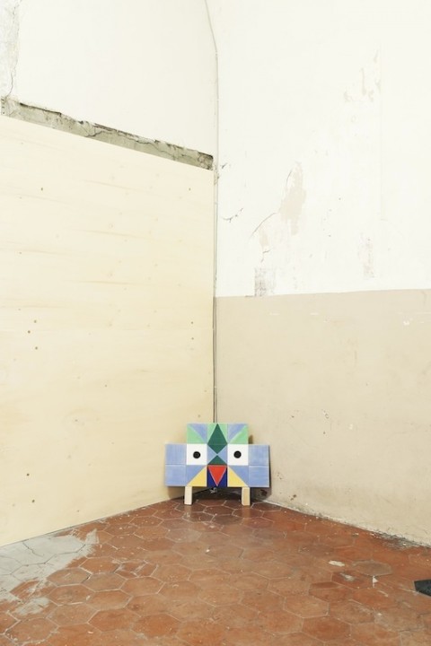 Judith Hopf - From down, from up & in between - veduta della mostra presso la Fondazione Morra Greco, Napoli 2013