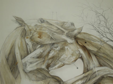 Nunzio Paci - De Signatura Rerum - veduta della mostra presso Officine dell’Immagine, Milano 2013