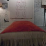 Franko B - Fil Rouge - veduta della mostra presso Nonostante Marras, Milano 2013
