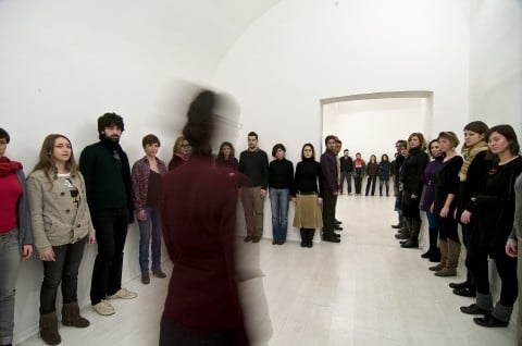 Cristian Bugatti, Sento tutti gli occhi addosso, 2010 - Galleria V.M.21, Roma - photo Giorgio Benni