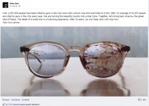 Gli occhiali di John Lennon