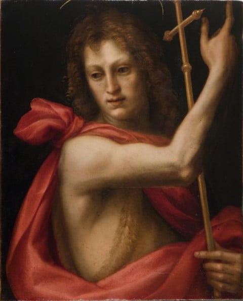 Il San Giovanni Battista attribuito a Giovanni Antonio Sogliani - Museo Mandralisca, Cefalù