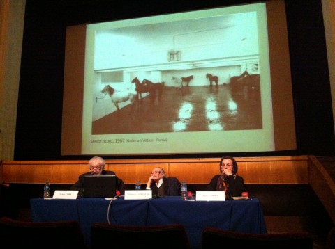 Incontro con Jannis Kounellis - Istituto Italiano di Cultura, Istanbul, 22 marzo 2013