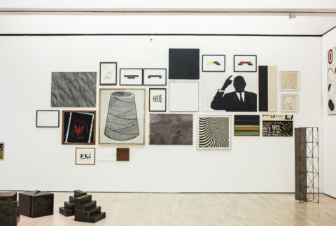 Una sala della mostra La magnifica ossessione, con alcuni lavori della VAF-Stiftung - Mart, Rovereto 2012