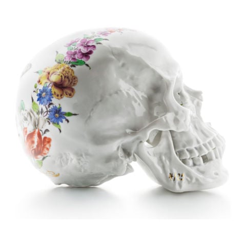 Andreas Murkudis - 25 Porcelain Skulls - Nymphenburg