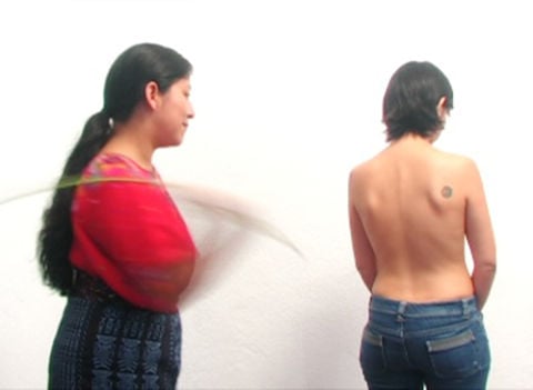 Regina José Galindo, Hermana, video still, 2010