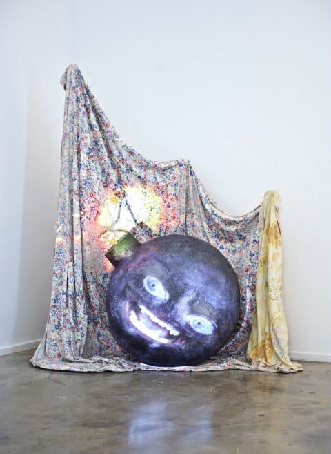 Tony Oursler - Bomb (2007) - photo Luigi Acerra