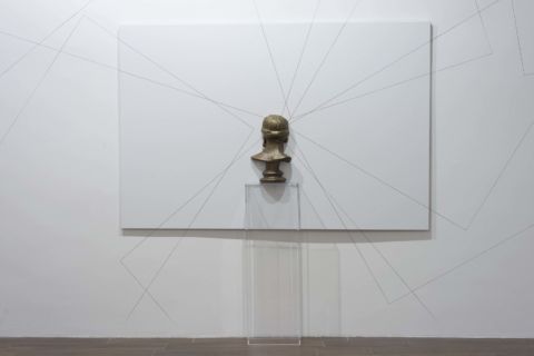 Giulio Paolini, Sulla soglia, 2013 - courtesy Giacomo Guidi Arte Contemporanea, Roma - photo Giorgio Benni