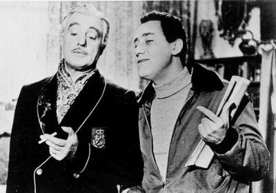 Vittorio De Sica e Alberto Sordi in Il conte Max 