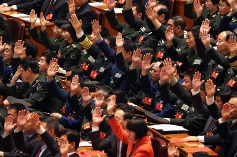 Il XVIII congresso del PCC - photo Lintao Zhang/Getty Images