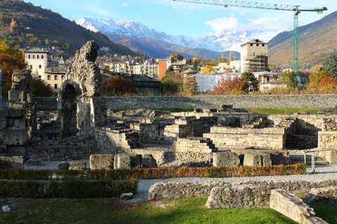 Le rovine romane di Aosta