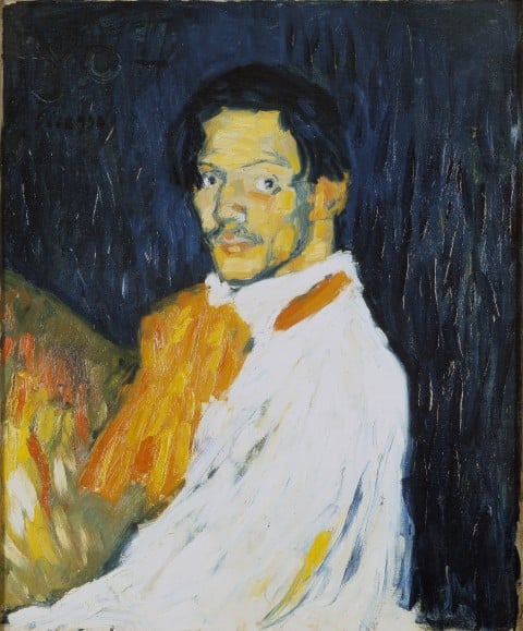 Pablo Picasso, Autoritratto (Yo - Picasso), 1901 - Private collection 