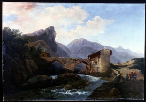 Ercole Calvi, Veduta della Brianza, 1860-65 - Artgate, Fondazione Cariplo