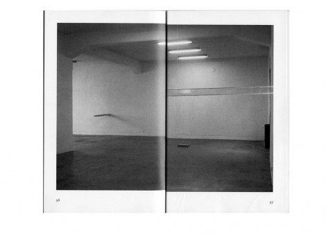 Giovanni Oberti, Senza titolo (Indicazioni per uno spazio), 2008, scansione delle pagine di un libro stampata su carta fotografica lucida, courtesy the artist and CO2