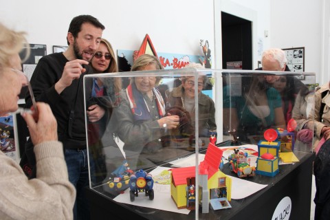 Magica Disney. 3000 volte Topolino - veduta della mostra presso il PAN, Napoli 2013