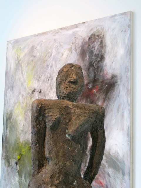 Martin Disler - Häutung und Tanz 1990-91 - veduta della mostra presso la Buchmann Galerie, Agra 2013