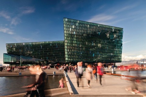 Il progetto della Harpa Reykjavik Concert Hall di Reykjavik, di Henning Larsen Architects 